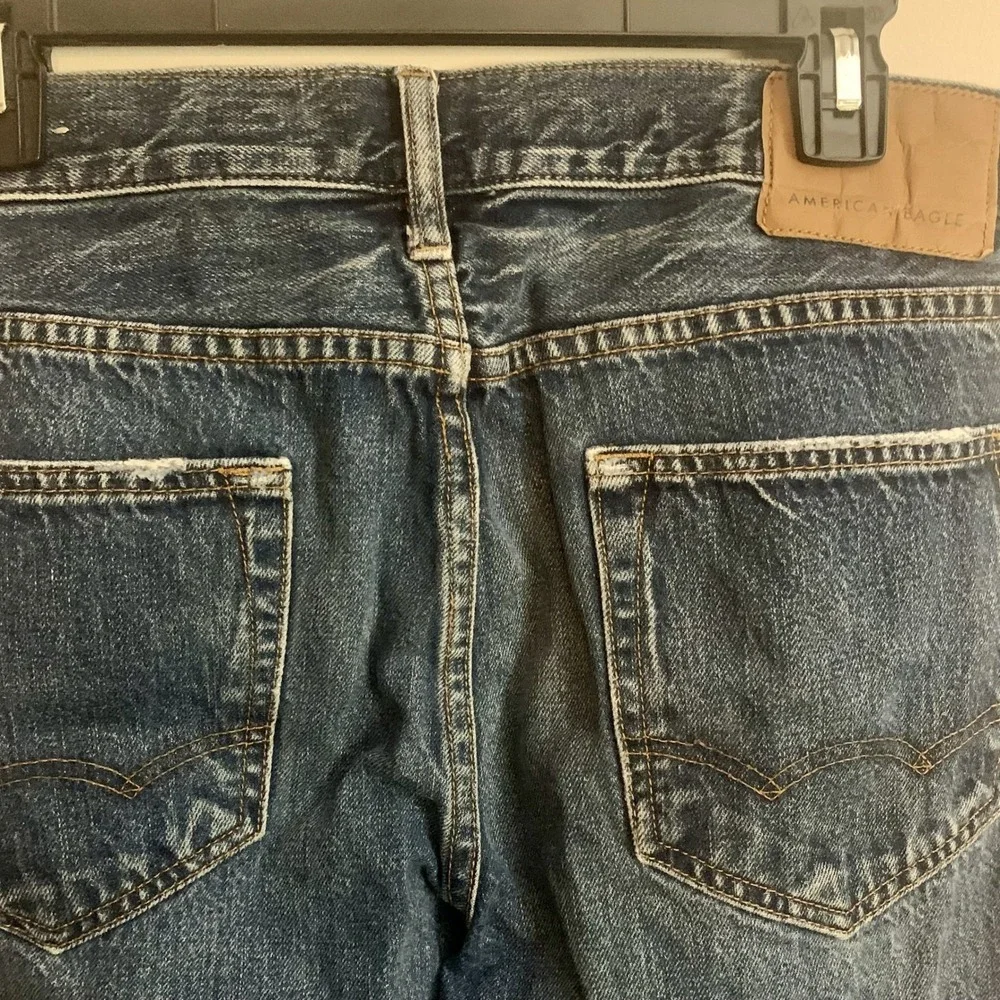 American Eagle Mens Jeans 32x32 Relaxed Fit Medium Wash Denim‎ Cotton